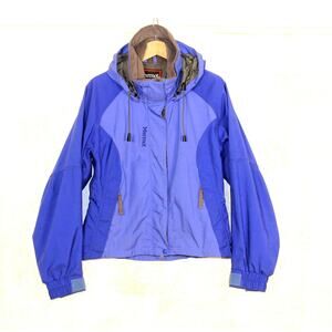 Marmot Blue Hooded Softshell Ski Jacket Size Small